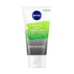 Mascarilla Facial de Arcilla Nivea Urban Détox 3 en 1 x 150 ml
