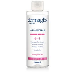 Agua Micelar Dermaglós 6 en 1 x 200 ml