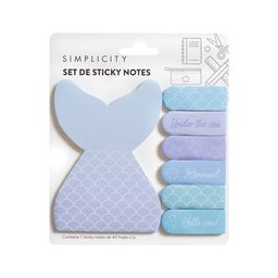 Set Simplicity de Notas Adhesivas Mermaid x 7 un