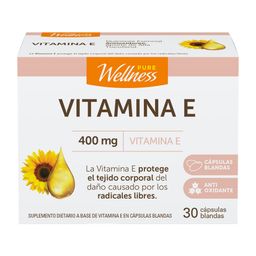 Suplemento Dietario Pure Wellness Vitamina E x 30 caps