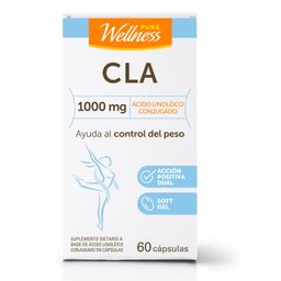 Suplemento Dietario Pure Wellness CLA 1000 mg x 60 cápsulas blandas
