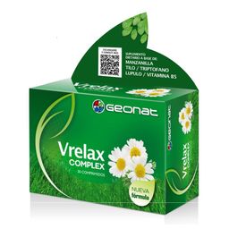 Suplemento Dietario Geonat Vrelax Complex x 30 comprimidos