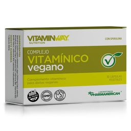 Suplemento Dietario Vitamin Way Vegano con Spirulina x 30 cápsulas