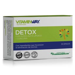 Suplemento Dietario Pharmamerican Detox x 30 cápsulas