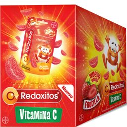 Suplemento Dietario Redoxitos sabor Frutilla x 6 sobres x 25 pastillas masticables c/u