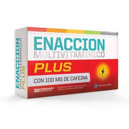 Suplemento Dietario Enaccion Multivitaminico Plus x 30 comprimidos