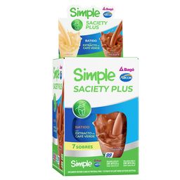 Suplemento Dietario Simple Saciety Chocolate x 7 un