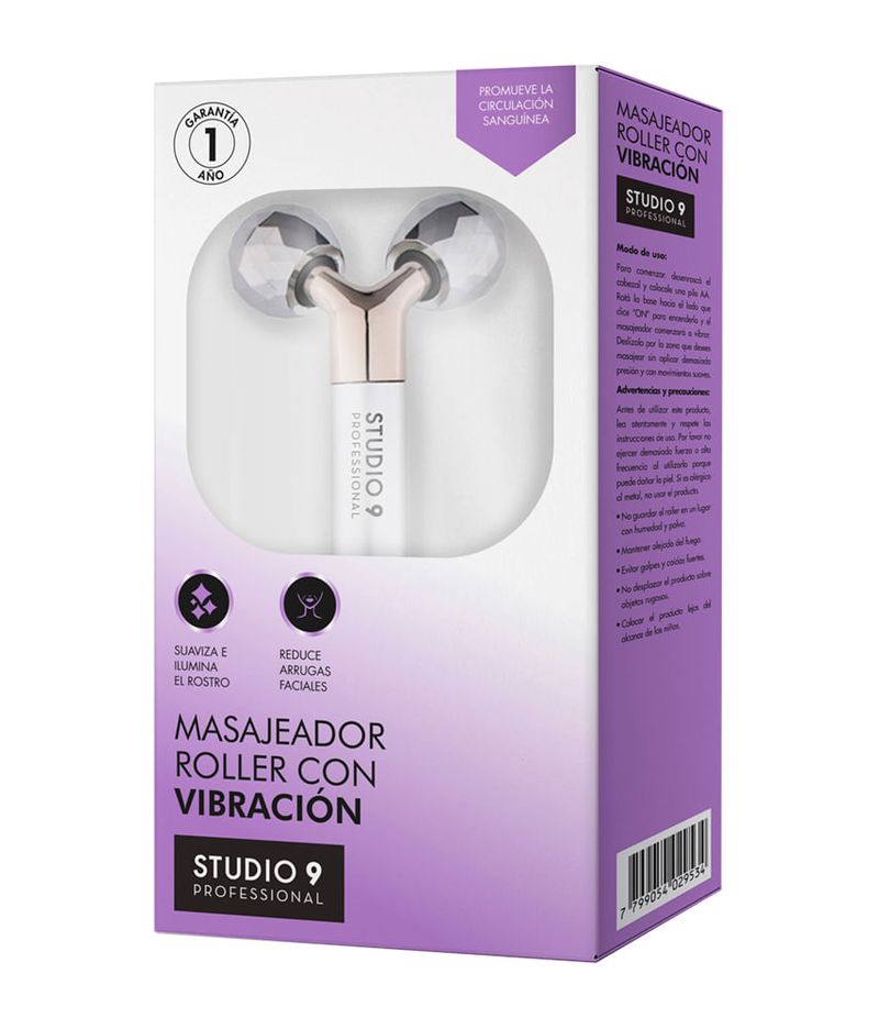 rodillo-masajeador-studio-9-professional-con-vibracion