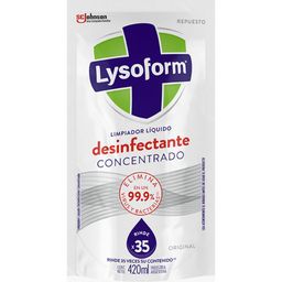 Repuesto Limpiador Líquido Lysoform Desinfectante x 420 ml