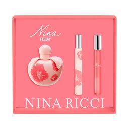 EDT Nina Ricci Fleur x 80 ml + Roll-On x 10 ml + EDT Nina x 10 ml