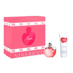 Set Nina Ricci EDP Nina x 80 ml + Body Lotion 100 ml + EDP x 10 ml