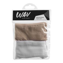 Colaless Wav Blanco y Nugat x 2 u
