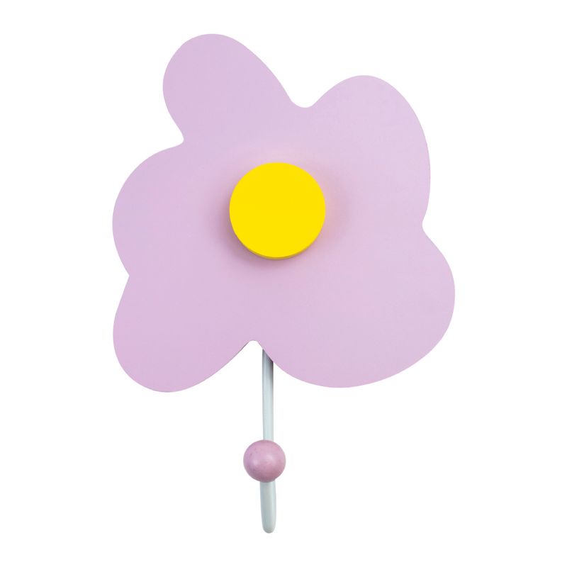gancho-de-madera-simplicity-forma-de-flor-lila-colorfull