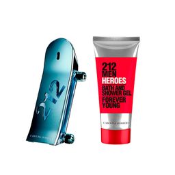 EDP Carolina Herrera 212 Heroes x 90 ml + Shower Gel x 100 ml