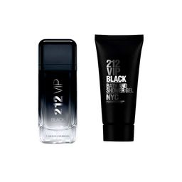 EDP Carolina Herrera 212 Vip Black x 100 ml + Shower Gel x 100 ml