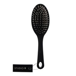 Cepillo de Pelo Studio 9 Oval Grande Negro