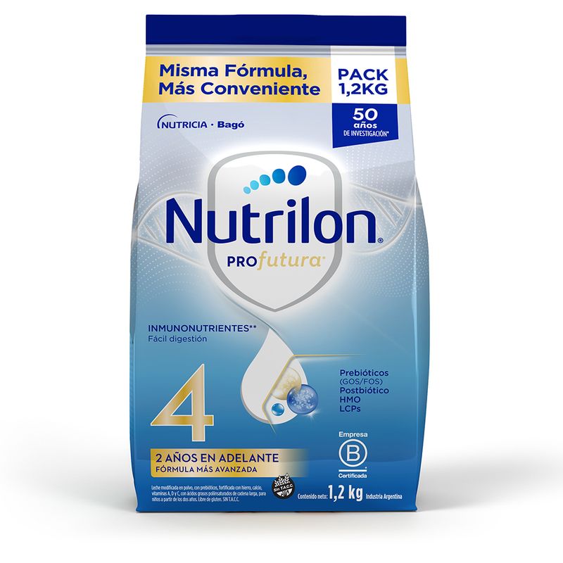 Leche Bebe Infantil En Polvo Vital 2 X 800 Gr Nutricia Bago