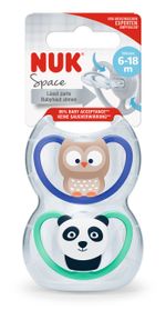 set-nuk-chupetes-space-t-2-buho-panda-6-18-m-x-2-un
