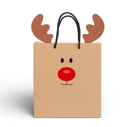 Bolsa de Regalo Simplicity Reno Navidad x 32 x 20 cm