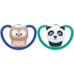 set-nuk-chupetes-space-t-2-buho-panda-6-18-m-x-2-un