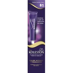 Pomo de Coloración Permanente Koleston en Crema 81 Rubio Cenizo Claro