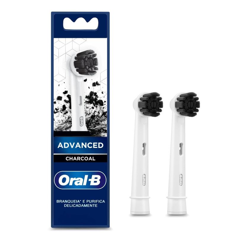 Repuesto Cepillo Dental Electrico Oral-B Charcoal x 2 un