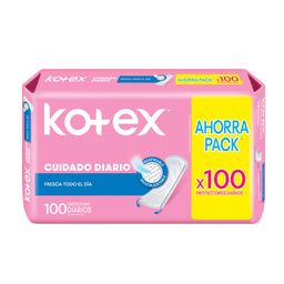 Protector Diario Kotex Cuidado Diario x 100 un