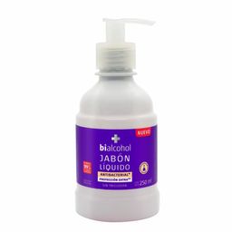 Jabón Líquido Bialcohol Antibacterial Extra Protección x 250 ml