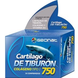 Suplemento Dietario Geonat Cartílago de Tiburón x 30 comprimidos