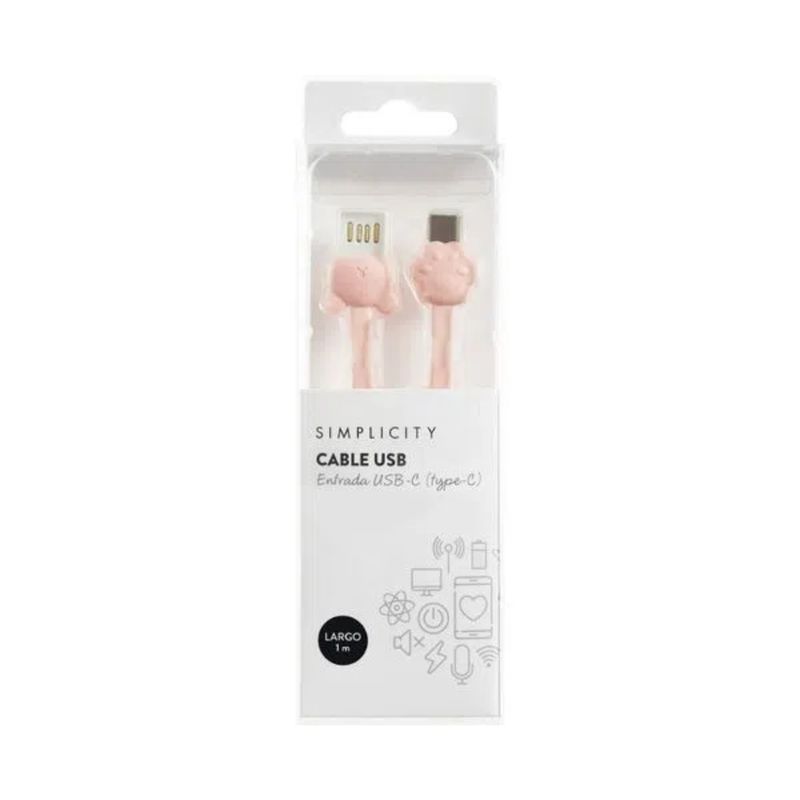 cable-usb-simplicity-silicona-osito-rosa-type-c