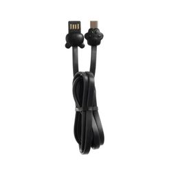 Cable Usb Simplicity Silicona Osito Negro Type C