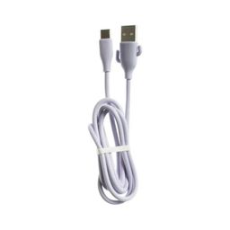 Cable Usb Simplicity Silicona Cactus Lila Type C