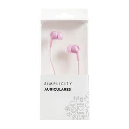 Auriculares Simplicity Simples Rosa
