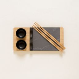 Set de Sushi Mishka Bamboo Negro x 30x14 cm