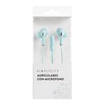 auriculares-simplicity-simples-con-microfono-celeste