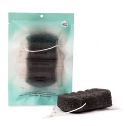 Esponja Corporal Konjac Original con Cenizas Activas de Bambú