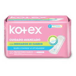 Protectores Diarios Kotex Indicador Ph x 20 un