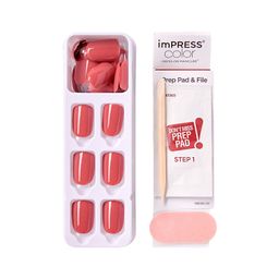 Uñas Postizas Press On Impress Color Manicure Platonic Pink