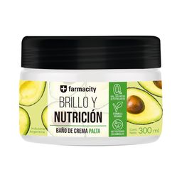 Baño de Crema Farmacity Brillo y Nutrición Palta x 300 ml