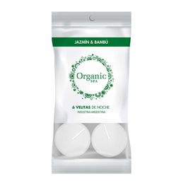 Tealights Organic Spa Jazmin & Bambu