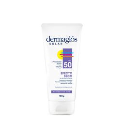 Protector Solar Dermaglós Efecto Seco en Crema Fps 50 x 180 g