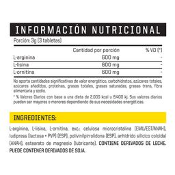 Suplemento Dietario Ena Muscle Max a base de Aminoácidos x 90 Tabletas