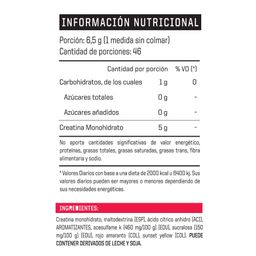 Suplemento Dietario Ena Creatina Micronizada sabor a Fruit Punch x 300 g