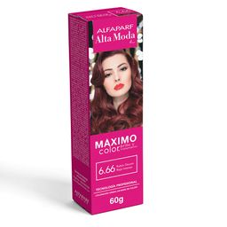 Coloración Alta Moda é Alfaparf 6.66 Rubio Oscuro Rojo Intenso x 60 g