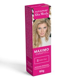 Coloración Alta Moda é Alfaparf 8 Rubio Claro x 60 g