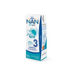 Leche Infantil Líquida Nestlé Nan 3 Optipro 1 año Brick x 190 ml