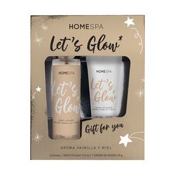 Set Home Spa Let's Glow Body Splash x 110 ml + Crema de Manos x 30 g