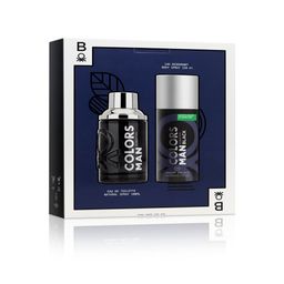 Estuche Benetton Colors Black EDT x 100 ml + Desodorante x 150 ml