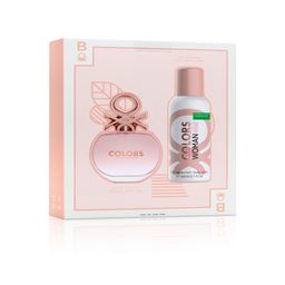 Estuche Benetton Colors Woman Rose EDT x 80 ml + Desodorante x 150 ml