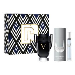 Estuche Rabanne Invictus Victory EDP x 100 ml + Desodorante x 150 ml + EDP x 10 ml